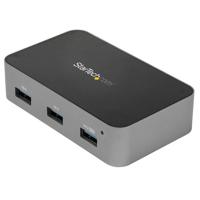 .com 4-poorts USB-C hub USB 3.1 Gen2 (10 Gbps) naar 4x USB-A - zelfgevoed incl universele voedingsadapter (HB31C4AS) - Hub - 4 x USB 3.1 Gen 2 - desktop - 110240 V wisselstroom - voor PN: PEXUSB321C