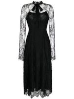 Macgraw robe Immortal en dentelle Chantilly - Noir