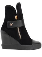 Giuseppe Zanotti bottines Aleta 75 mm compensées - Noir