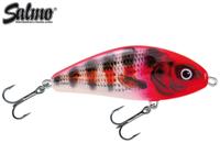 Salmo Fatso - 10 cm - holo red head striper - drijvend