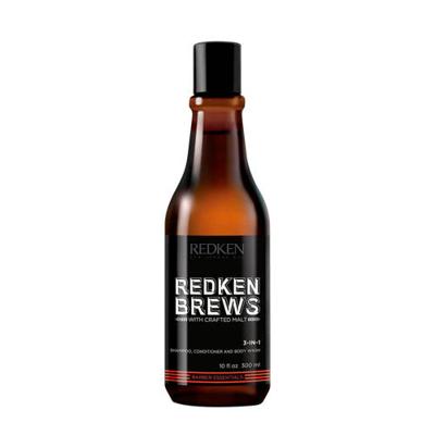 Redken Brews 3-In-1 Shampoo Conditioner Body Wash
