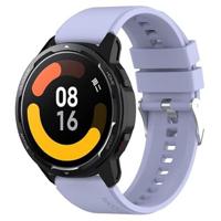 By Qubix - Compatible met Garmin Venu 2 / Garmin Venu 3 - Siliconen sportband - Lila - Compatible Garmin bandje - Bandbreedte: 22mm