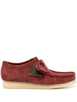 Clarks Originals chaussures Wallabee en daim à lacets - Rouge - thumbnail