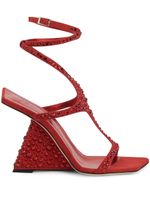 Giuseppe Zanotti sandales Tutankamon 105 mm ornées de cristaux - Rouge - thumbnail