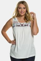 Ulla Popken Top, lichte A-lijn, etnodessin - Grote Maten