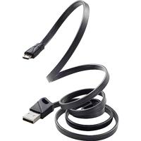 Renkforce USB-kabel USB 2.0 USB-A stekker, USB-micro-B stekker 1.00 m Zwart RF-3376010