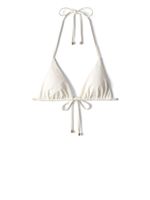 Jimmy Choo haut de bikini Ariah à logo imprimé - Blanc - thumbnail