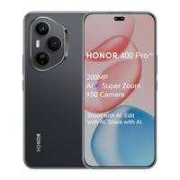 HONOR 400 Pro entsperrtes 5G-Smartphone, 200 MP AI-Superzoom-Kamera, 6,7 Zoll, 12 GB + 512 GB, 5000 nits ultrahelles Display, IP69 wasserdicht, Dual-SIM, Android 15, Mitternachtsschwarz