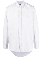 Polo Ralph Lauren chemise boutonnée à rayures - Gris