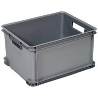 Curver 156011 Opbergbox Unibox Classic L Stapelbaar (b x h x d) 430 x 235 x 350 mm Zilver 1 stuk(s)