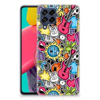 Samsung Galaxy M53 Silicone Back Cover Punk Rock - thumbnail