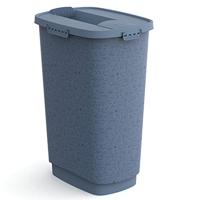 Rotho MyPet Cody diervoercontainer 50 l met deksel, kunststof (PP) BPA-vrij, blauw, 50 l (39,7 x 29,6 x 58,5 cm)