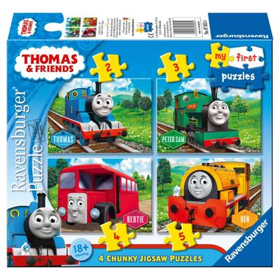Ravensburger Mijn Eerste Puzzel Thomas & Friends - 2 + 3 + 4 + 5 Stukjes Ravensburger Mijn Eerste Puzzel Thomas & Friends - 2 + 3 + 4 + 5 Stukjes