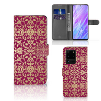 Wallet Case Samsung Galaxy S20 Ultra Barok Pink - thumbnail