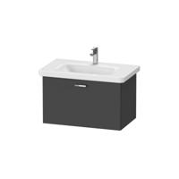 Duravit XBase wastafelonderkast 73x44,8 cm met 1 lade voor DuraStyle wastafel, matgrafiet