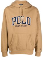 Polo Ralph Lauren hoodie à logo brodé - Marron