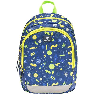 Belmil rugzak Universum junior 12 liter polyester blauw/groen Belmil rugzak Universum junior 12 liter polyester blauw/groen
