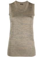 JOSEPH Mouwloze gebreide top - Beige