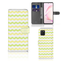 Samsung Note 10 Lite Telefoon Hoesje Waves Yellow - thumbnail