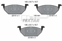 Remblokkenset, schijfrem TEXTAR, u.a. für Seat, VW, Skoda, Audi - thumbnail