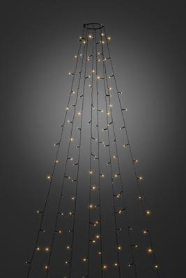 Konstsmide 6520-870 LED-boommantel met app Binnen/buiten Energielabel: G (A - G) werkt op het lichtnet Aantal lampen 240 LED Barnsteen