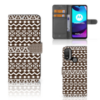 Motorola Moto E20 | E30 | E40 Telefoon Hoesje Aztec Brown