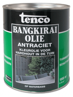 tenco bangkirai olie antraciet 2.5 ltr - thumbnail