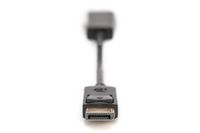 Digitus AK-340408-001-S DisplayPort / HDMI Adapter [1x DisplayPort stekker - 1x HDMI-bus] Zwart 15.00 cm - thumbnail