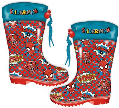 Marvel regenlaarzen Spider Man junior PVC rood/blauw maat 30 Marvel regenlaarzen Spider Man junior PVC rood/blauw maat 30