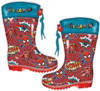 Marvel regenlaarzen Spider Man junior PVC rood/blauw maat 30