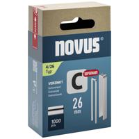 Novus Tools 042-0804 Nieten met smalle rug Type 4 1000 stuk(s) Afm. (l x b x h) 26 x 6.1 x 26 mm