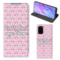 Samsung Galaxy S20 Plus Design Case Flowers Pink DTMP - thumbnail