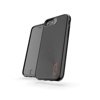 Gear4 Battersea - Achterzijde behuizing voor mobiele telefoon - polycarbonaat, D3O, thermoplastic polyurethaan (TPU) - zwart - slank ontwerp - voor Apple iPhone SE (2e generatie) Gear4 Battersea - Achterzijde behuizing voor mobiele telefoon - polycarbonaat, D3O, thermoplastic polyurethaan (TPU) - zwart - slank ontwerp - voor Apple iPhone SE (2e generatie)