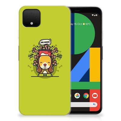 Google Pixel 4 XL Telefoonhoesje met Naam Doggy Biscuit Google Pixel 4 XL Telefoonhoesje met Naam Doggy Biscuit