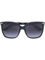 Gucci Eyewear oversize gradient square sunglasses - Noir