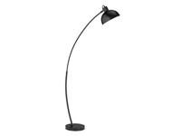 Trio staande lamp Recife 60W 155 cm staal zwart