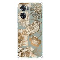 Case voor OPPO A57 | A57s | A77 4G Vintage Bird Flowers - thumbnail