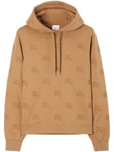 Burberry hoodie en coton à logo brodé - Tons neutres