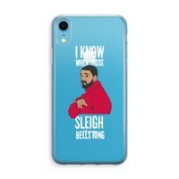 Sleigh Bells Ring: iPhone XR Transparant Hoesje - thumbnail