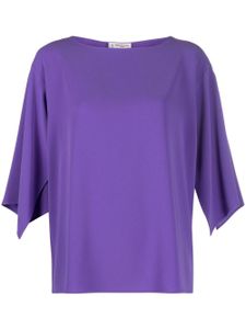 Alberto Biani blouse à col bateau - Violet