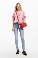 Roze denim broek - BLUE - 42 - thumbnail