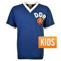 DDR Retro voetbalshirt WK 1974 - Kinderen - thumbnail