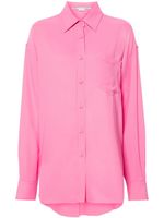 Stella McCartney chemise à épaules tombantes - Rose