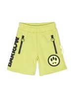 Barrow kids short de sport à logo imprimé - Vert