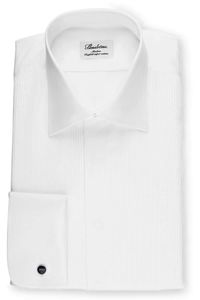 Stenströms Slimline Gala shirt wit, Effen