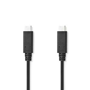 USB-Kabel | USB 3.2 Gen 2x2 | USB-C© Male | USB-C© Male | 240 W | 8K@30Hz | 20 Gbps | Vernikkeld