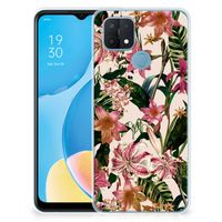 OPPO A15 TPU Case Flowers - thumbnail