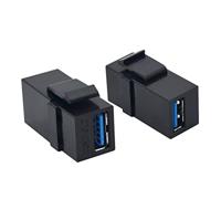 Value 25.99.8207 USB 3.0 Keystone-module zwart