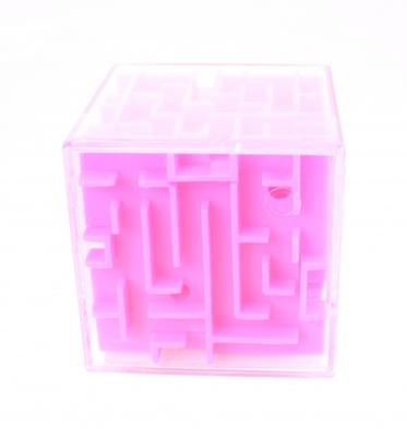 Johntoy Hersenkraker Doolhof kubus roze