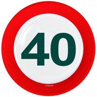 Bordjes 40 jaar verkeersbord